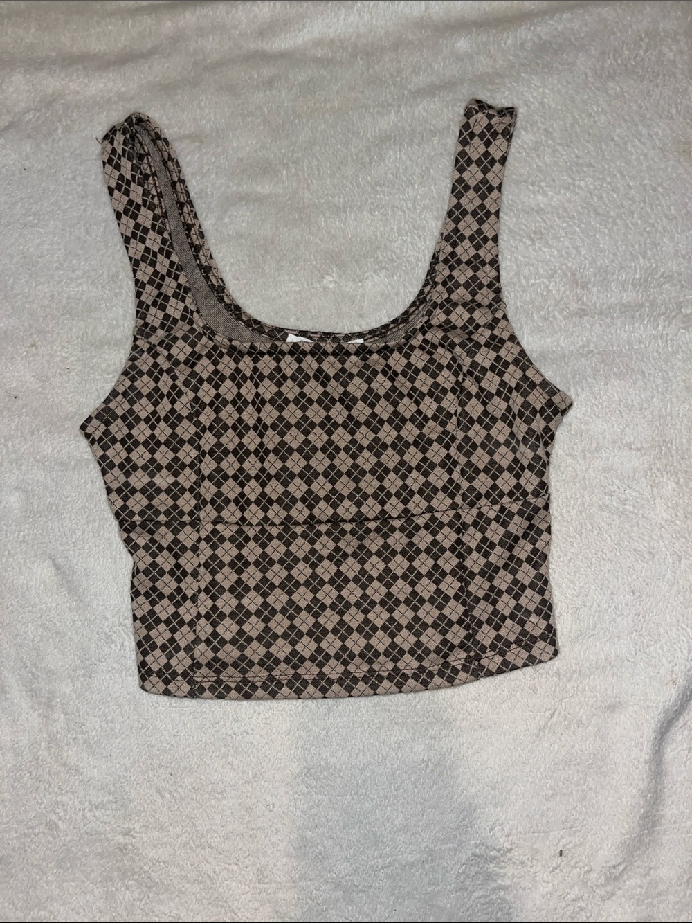 Brown two piece set Skirt and Top - Women's - Picture 4 of 5